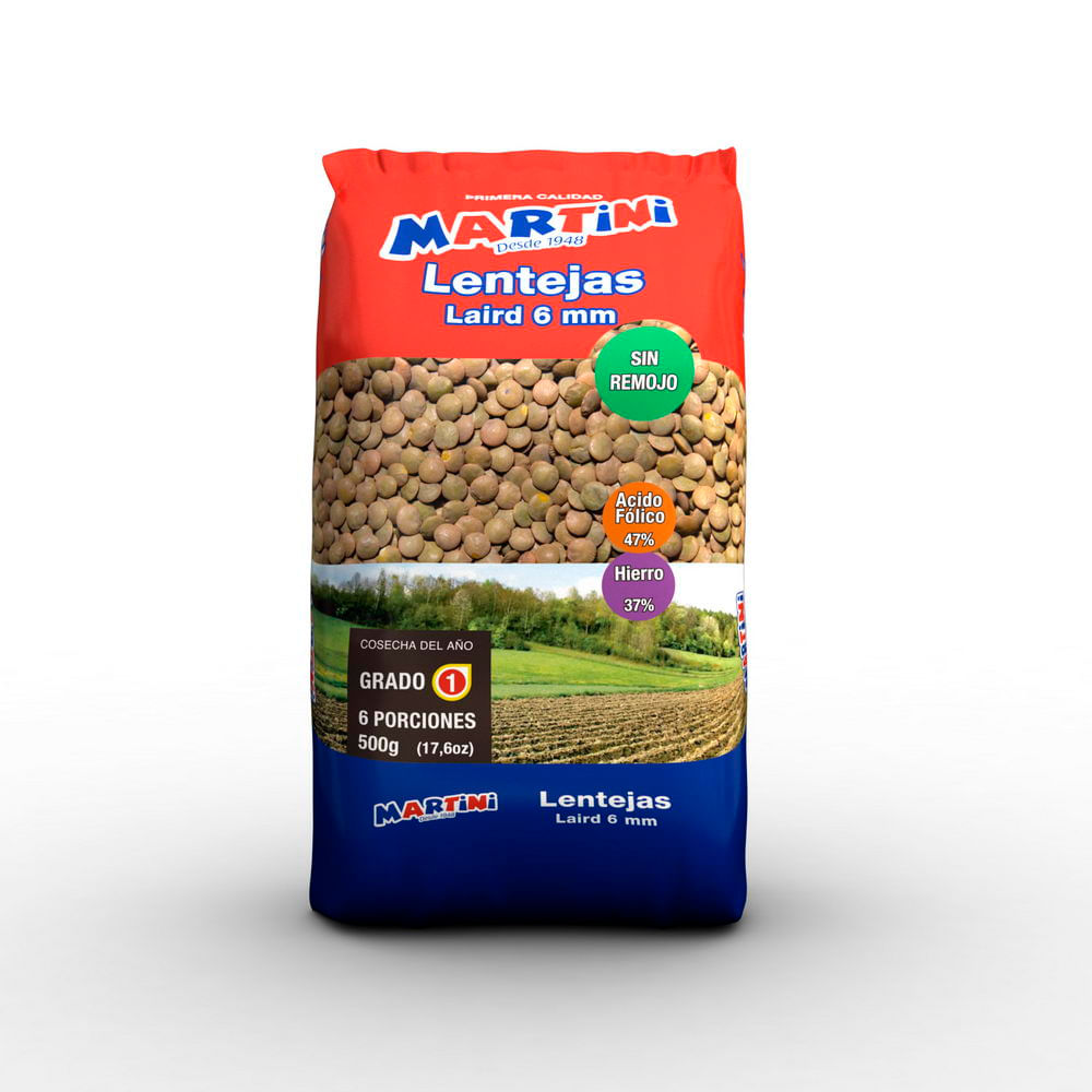 Lentejas Martini 6 mm 500 g