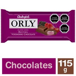 Chocolate Orly relleno berries 115 g