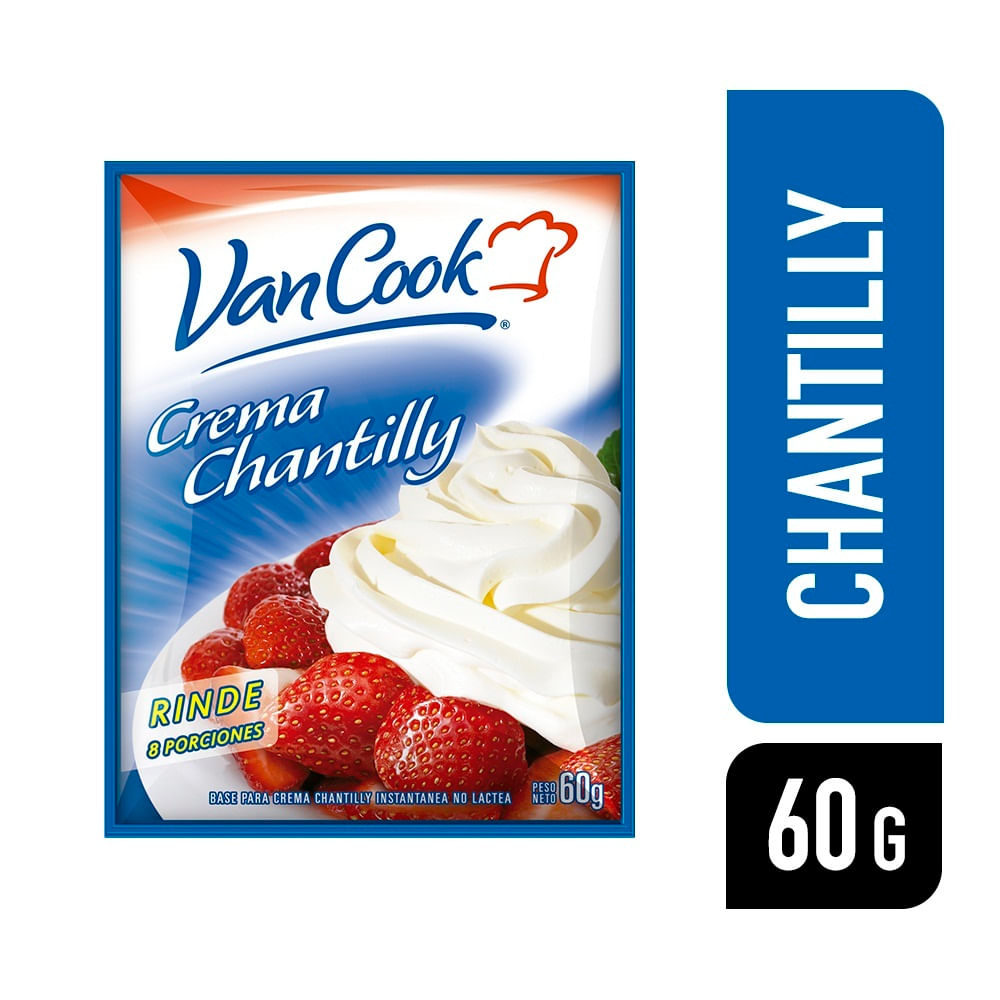 Crema Chantilly Van Cook Para Preparar Sobre 60 G Telemercados