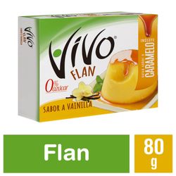 Flan Vivo vainilla con caramelo 80 g