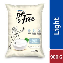 Yoghurt Danone light natural bolsa 900 g