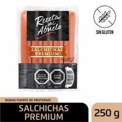 Salchicha premium Receta del Abuelo 5 un 250 g