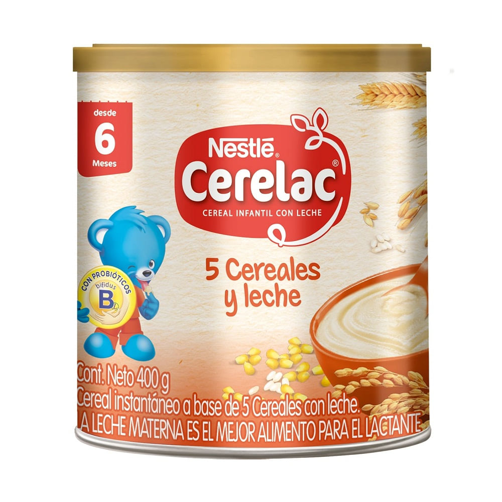 Cereal Cerelac Nestum 5 Cereales Probioticos 400g Telemercados