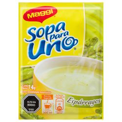 Sopa para uno Maggi espárragos sobre 14 g