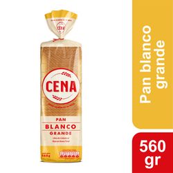 Pan molde Cena blanco grande bolsa 560 g