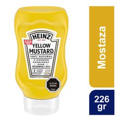 Mostaza Heinz yellow mustard squeezy 226 g