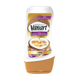 Acondicionador Vanart coco keratina pelo liso 600 ml