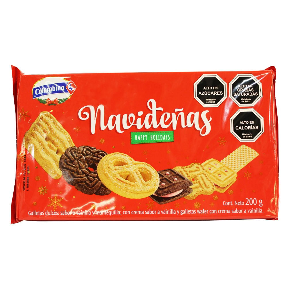 Galleta Colombina navideñas, 200 g - telemercados