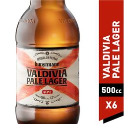 Cerveza Kunstmann Valdivia pale ale botella 6 un de 500 cc