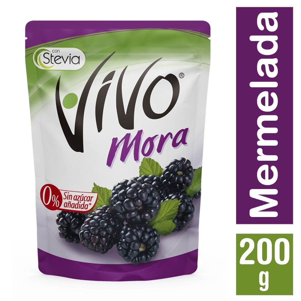 Mermelada Vivo sabor mora 200 g