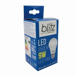 Ampolleta led G3 Blitz luz fría consume 9w