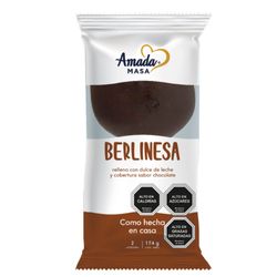 Berlinesa Amada Masa cobertura sabor chocolate 2 un