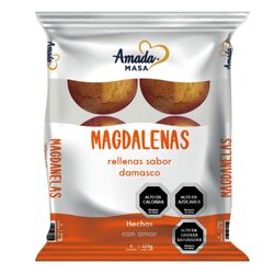 Magdalenas Amada Masa rellenas sabor damasco 6 un