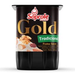 Yoghurt Soprole Gold con trozos de frutos secos y fruta pote 165 g