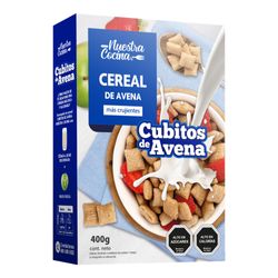 Cereal Nuestra Cocina cubitos de avena caja 400 g