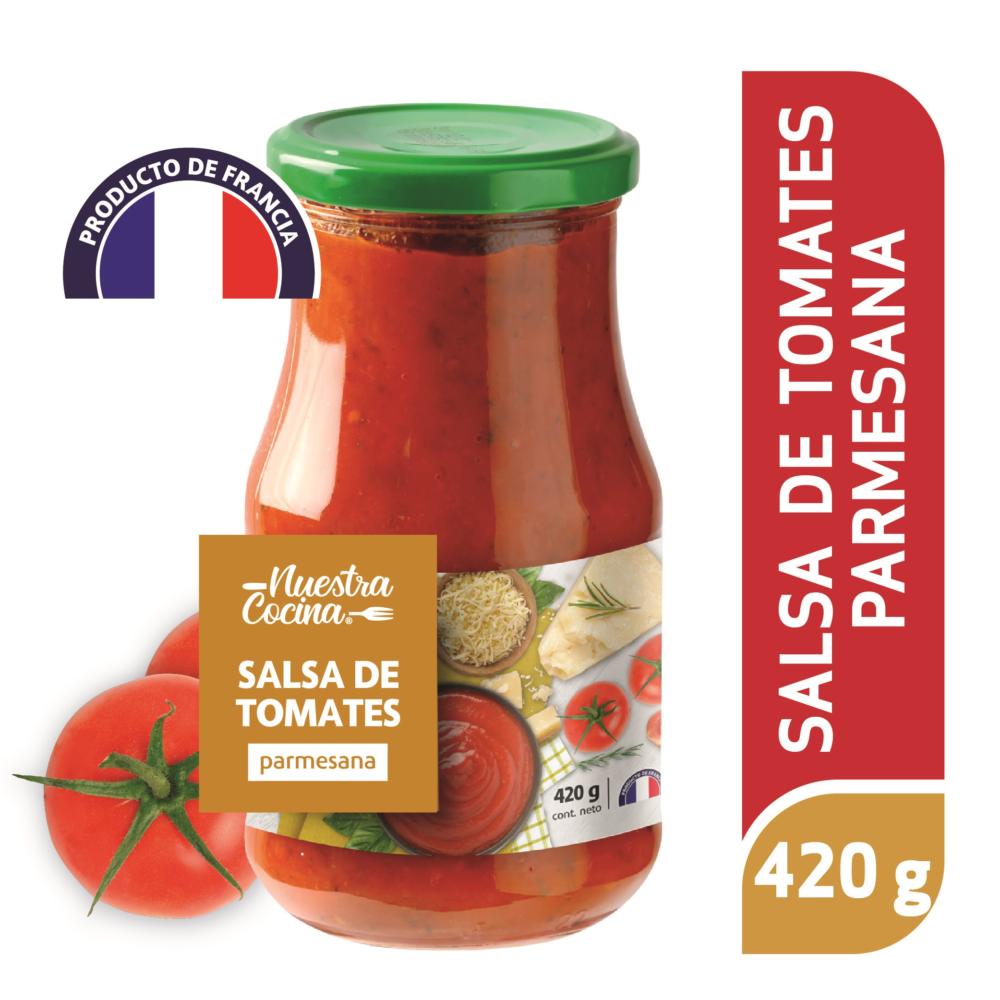 Salsa de tomate Nuestra Cocina parmesana 420 g
