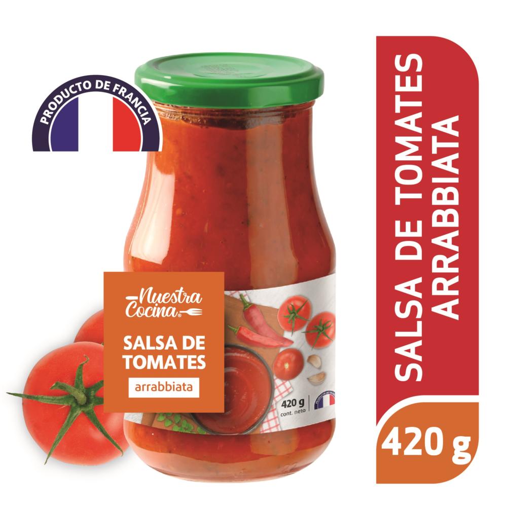 Salsa de tomate Nuestra Cocina arrabiata 420 g