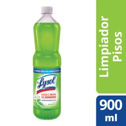 Limpiador Lysol desinfectante líquido manzana verde botella 900 ml