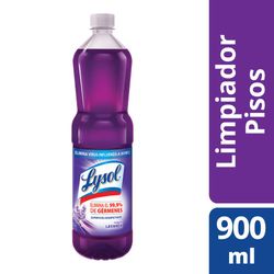 Limpiador Lysol desinfectante líquido lavanda botella 900 ml