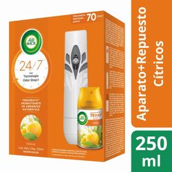 Pack Desodorante ambiental Air Wick freshmatic aparato más repuesto 250 ml