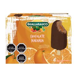 Pack helado Guallarauco chocolate naranja 4 un de 106 g