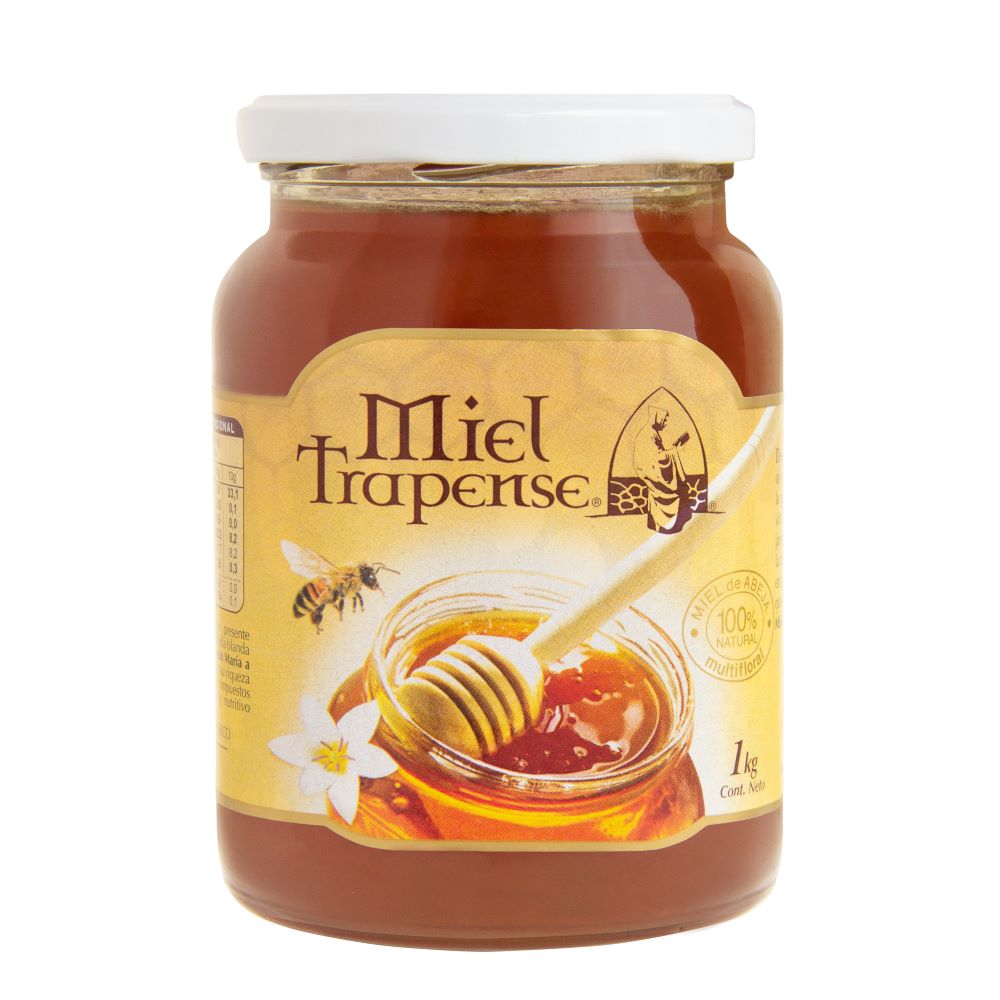 Miel de abeja Trapense frasco 1 Kg