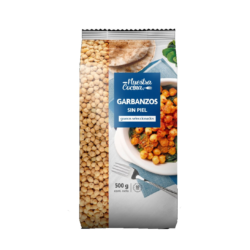 Garbanzos sin piel Nuestra Cocina 500 g