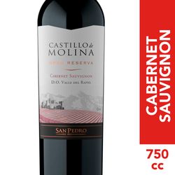 Vino Castillo de Molina reserva cabernet sauvignon 750 cc