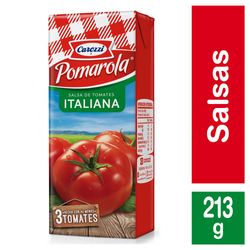 Salsa de tomate Pomarola italiana tetra 213 g