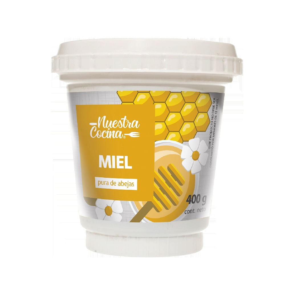 Miel de abeja Nuestra Cocina pote 400 g