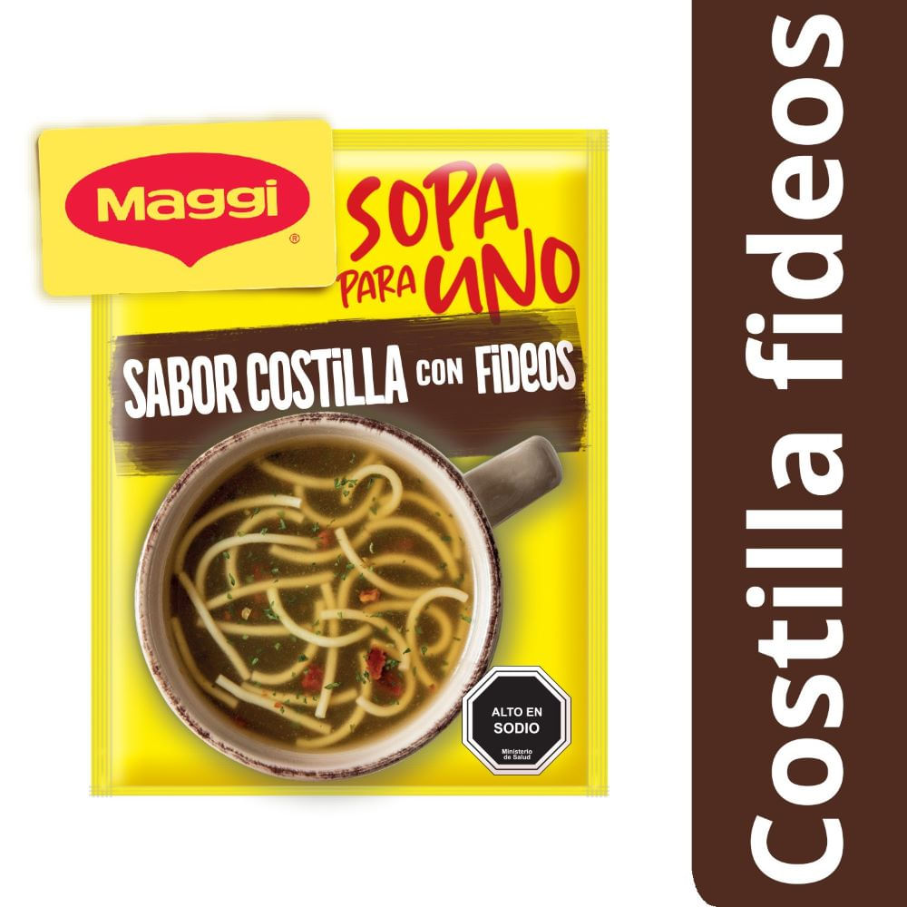 Sopa para uno Maggi sabor costilla fideos 16 g