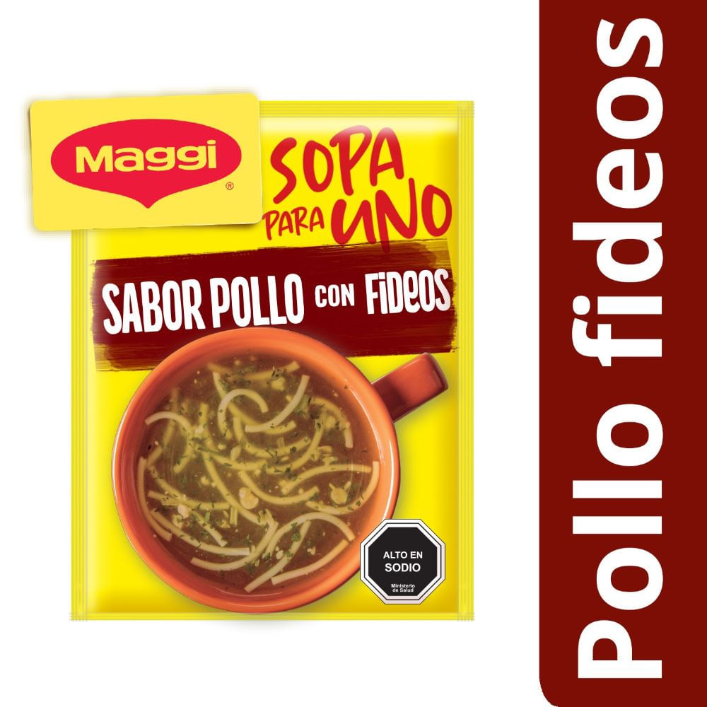 Sopa para uno Maggi sabor pollo con fideos 16 g