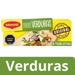 Caldo Maggi de verduras tableta 8 un de 10 g