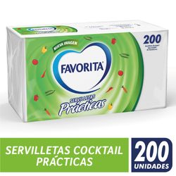 Servilletas Favorita práctica cocktail 200 un