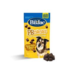 Snack para perros Bil Jac mantequilla maní y banana 113 g