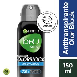 Desodorante Garnier Bi-O men olor block spray 150 ml