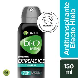 Desodorante Garnier Bi-O men mineral extreme ice spray 150 ml
