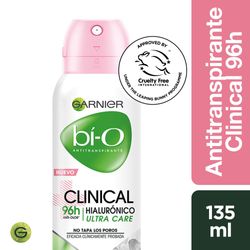 Desodorante Garnier Bi-O clinical hialurónico spray 135 ml
