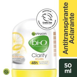 Desodorante Garnier Bi-O clarify roll-on 50 ml