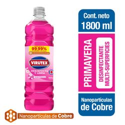 Limpiador Virutex primavera botella 1.8 L