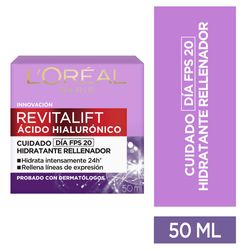 Crema Loreal revitalif ácido hialurónico día 50 ml