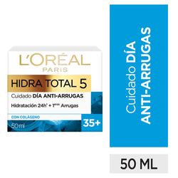 Crema facial Loreal hidra total 5 humectante con colágeno 50 ml