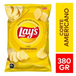 Papas fritas Lay's corte americano bolsa 380 g