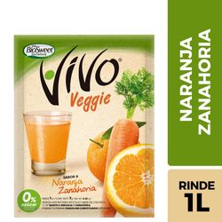 Jugo en polvo Vivo veggie naranja zanahoria rinde 1 L