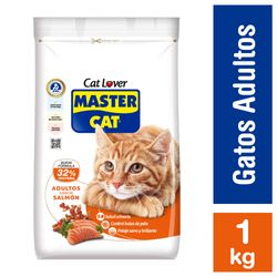 Alimento gato adulto Master Cat salmón 1 Kg