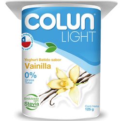 Yoghurt Colun light vainilla 125 g