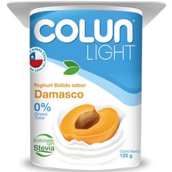Yoghurt Colun light damasco 125 g