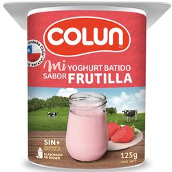 Yoghurt Colun frutilla 125 g