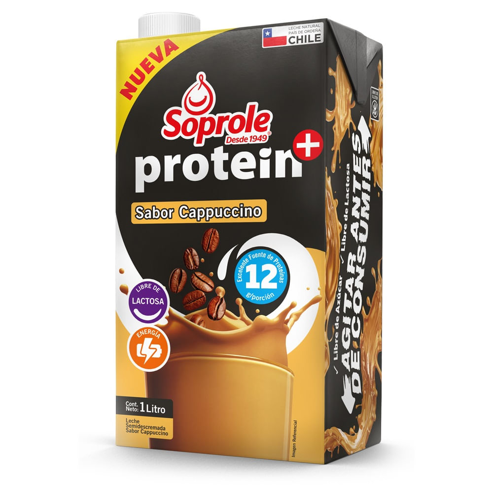 Leche protein Soprole sabor cappuccino 1 L