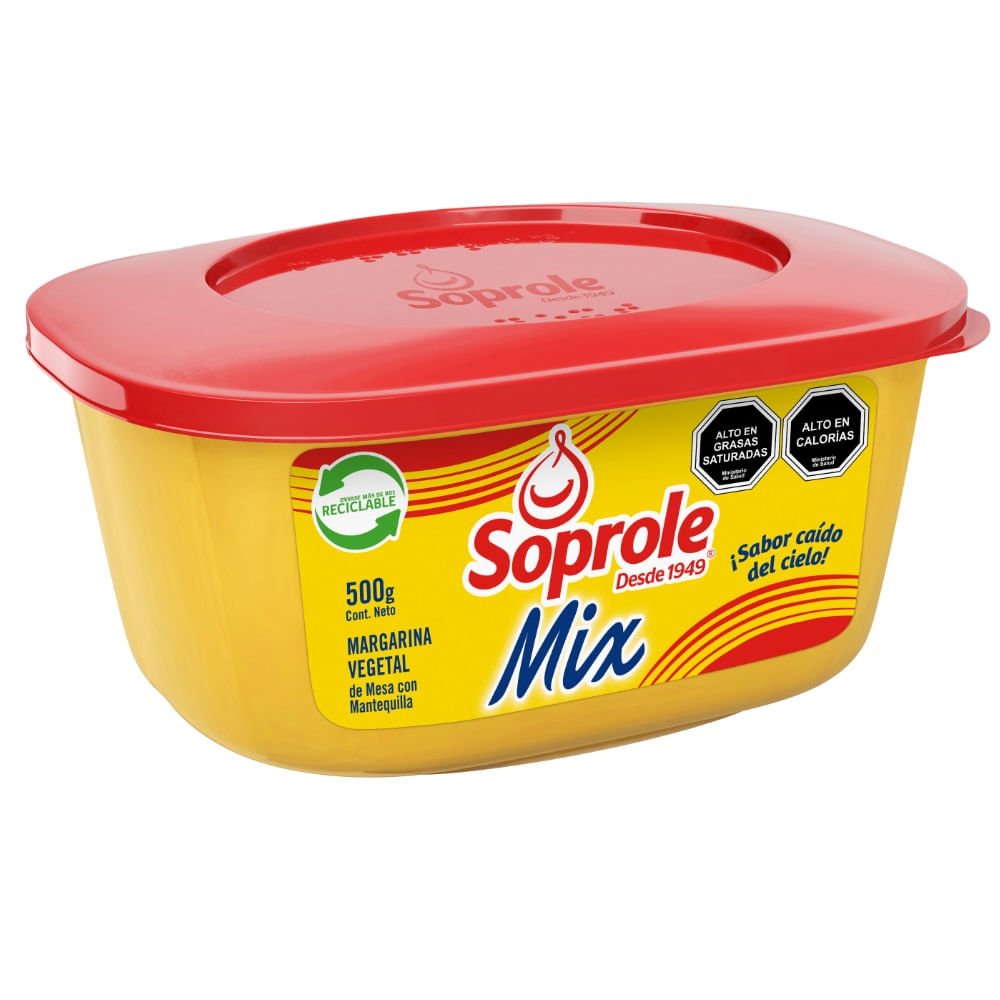 Margarina Soprole mix con mantequilla pote 500 g